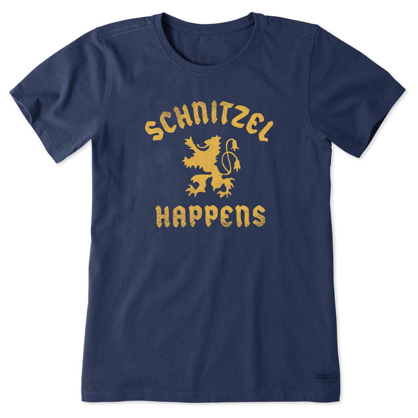 Women's Schnitzel Happens Short Sleeve Crusher Tee