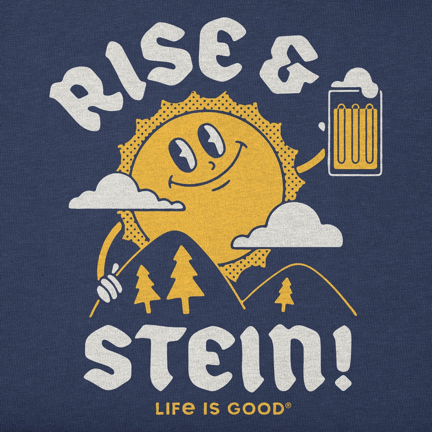 Men's Rise and Stein Short Sleeve Crusher Tee
