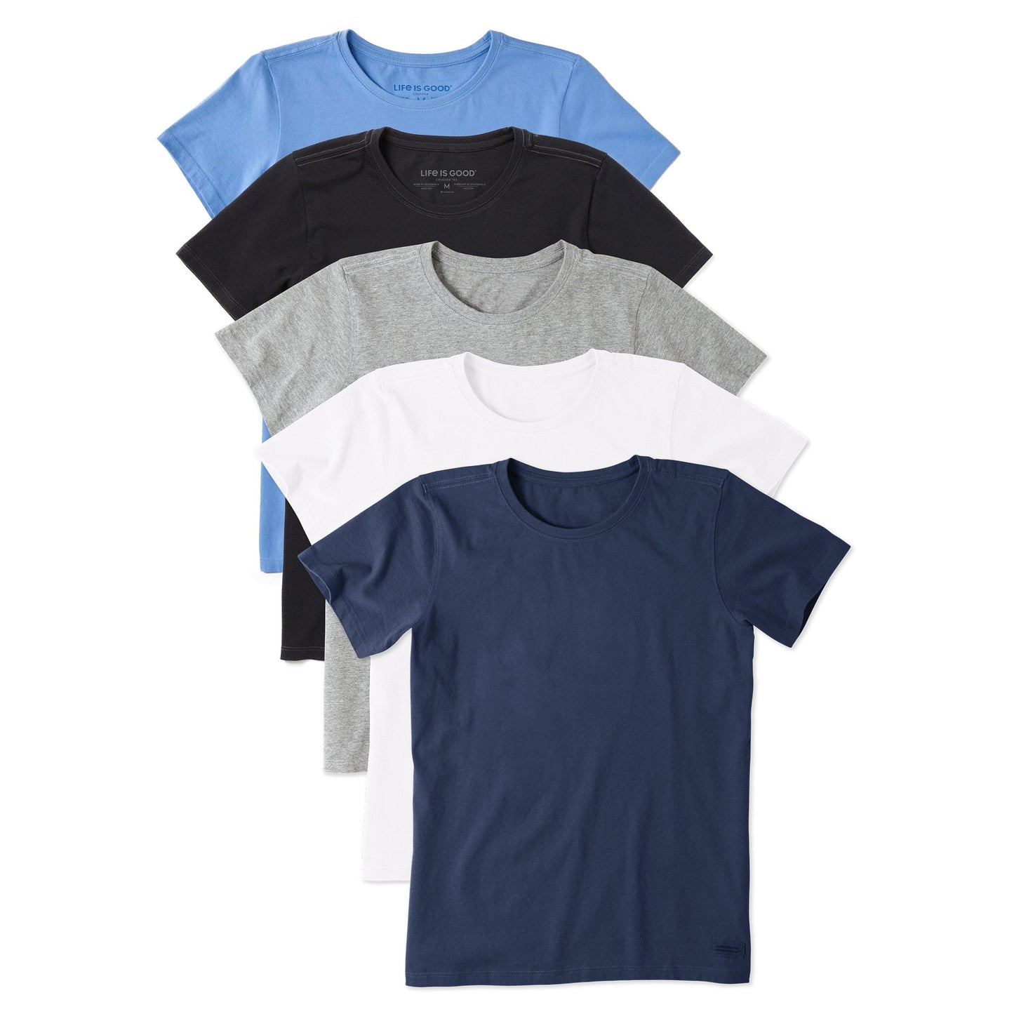 Women's Solid 5-Pack Crusher-LITE Tee  Multi 2