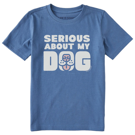 Kids Serious About My Dog Short Sleeve Crusher Tee