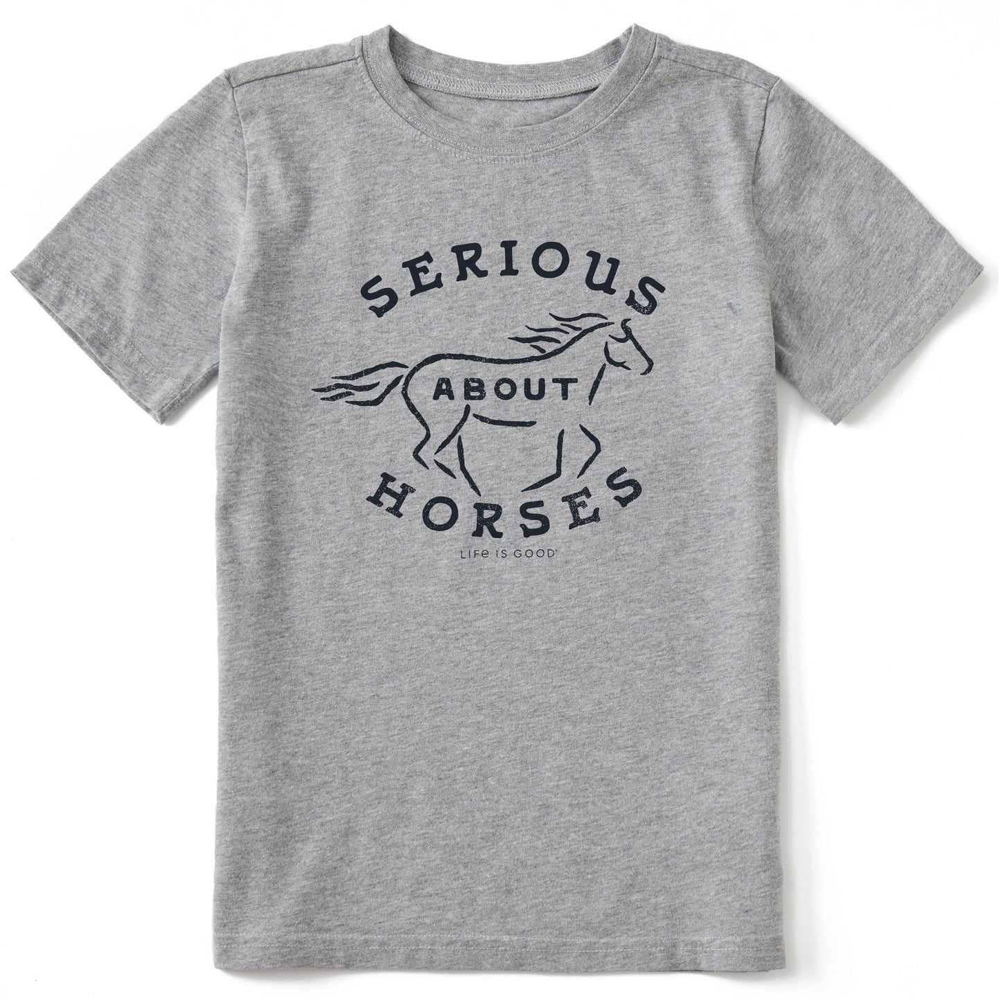 Kids Serious About Horses Short Sleeve Crusher Tee