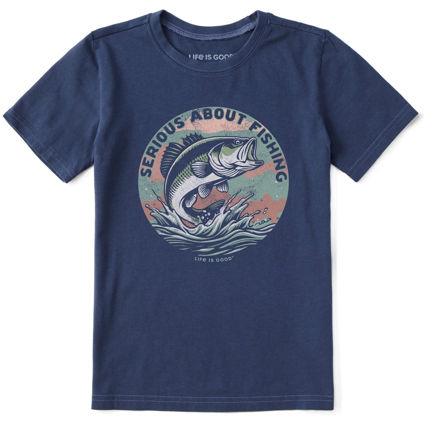 Kids Serious About Fishing Short Sleeve Crusher Tee