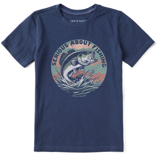 Kids Serious About Fishing Short Sleeve Crusher Tee