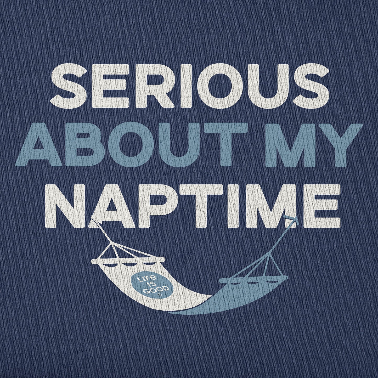 Kids Serious About My Naptime Short Sleeve Crusher Tee