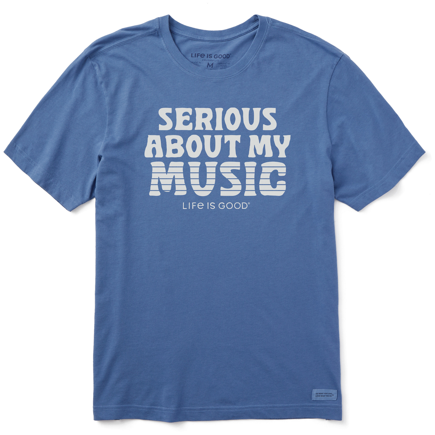 Men's Serious About My Music Short Sleeve Crusher Tee