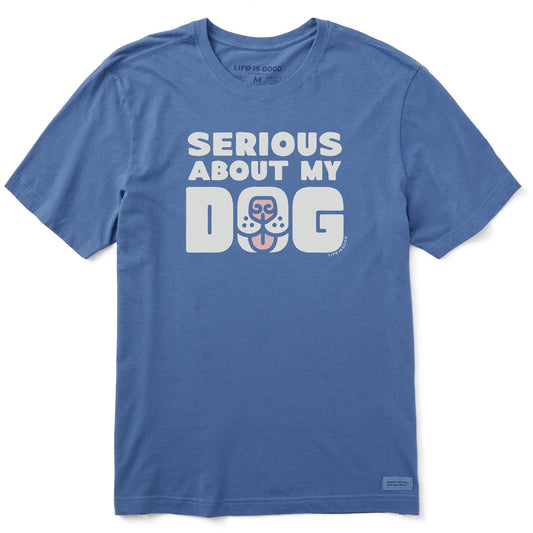Men's Serious About My Dog Short Sleeve Crusher Tee