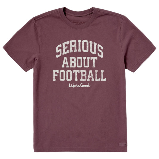 Men's Serious About Football Short Sleeve Crusher Tee