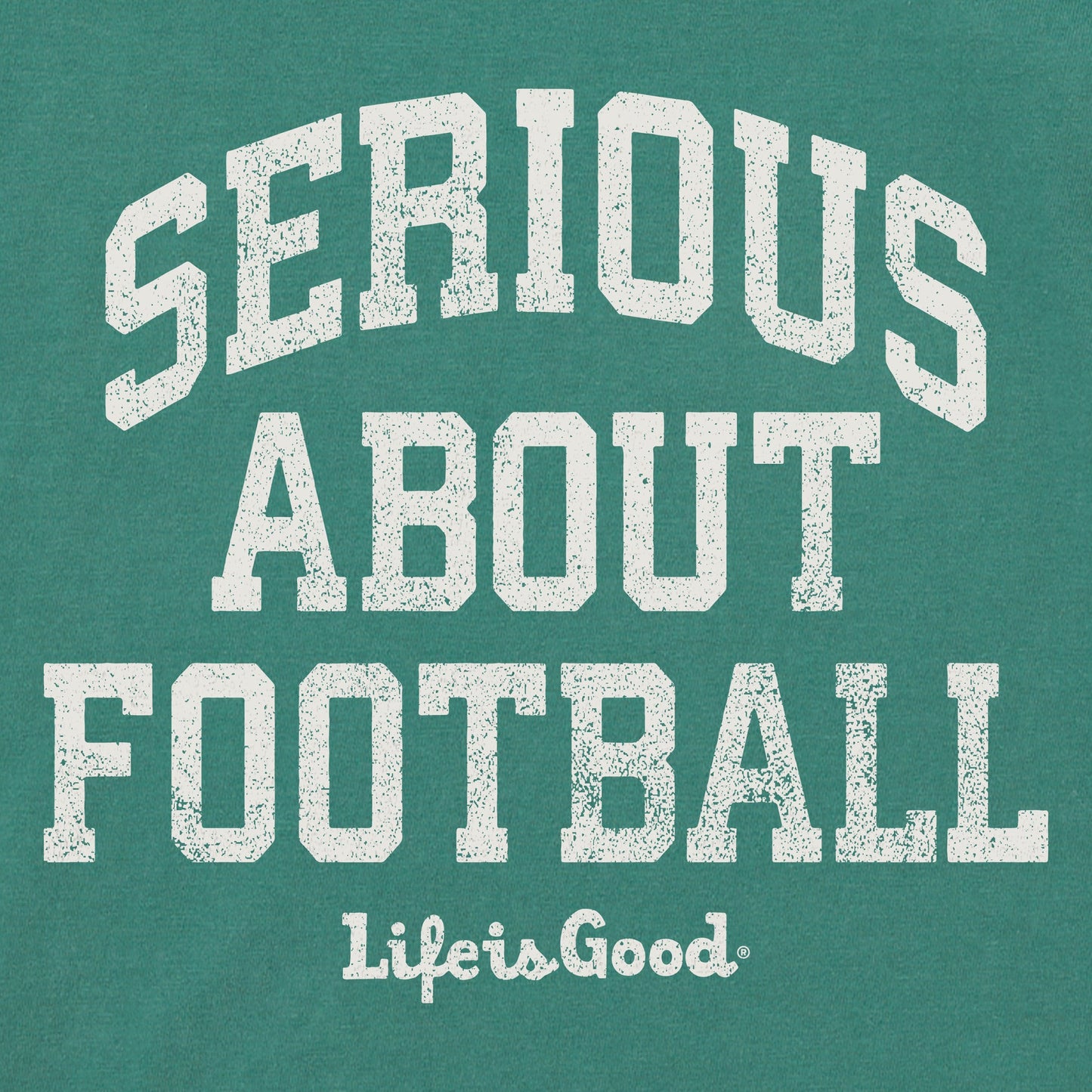 Women's Serious About Football Short Sleeve Crusher Boxy Tee