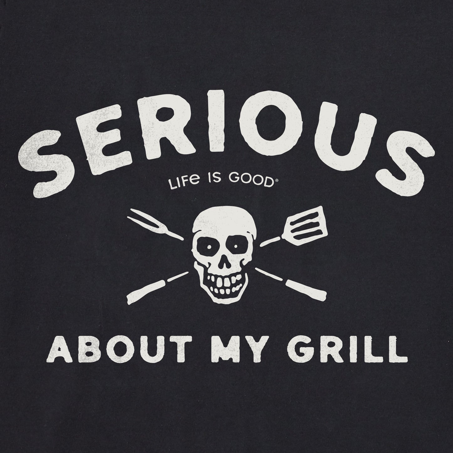 Women's Serious About My Grill Long Sleeve Crusher Boxy Tee
