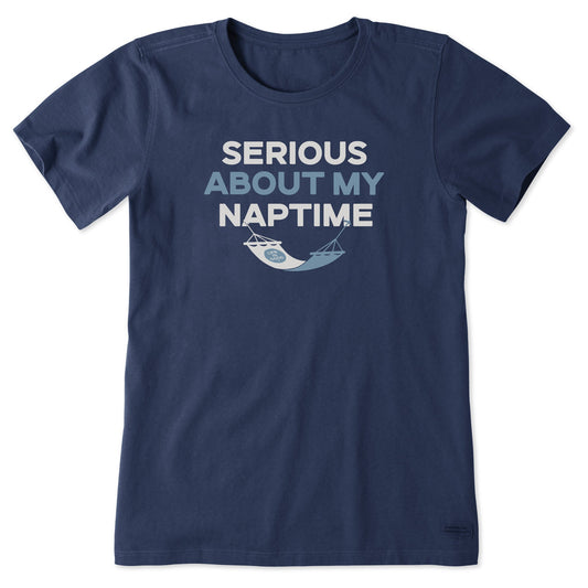 Women's Serious About My Naptime Short Sleeve Tee