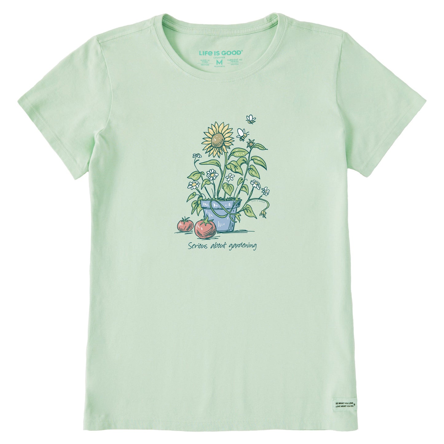 Women's Serious About Gardening Short Sleeve Crusher Tee