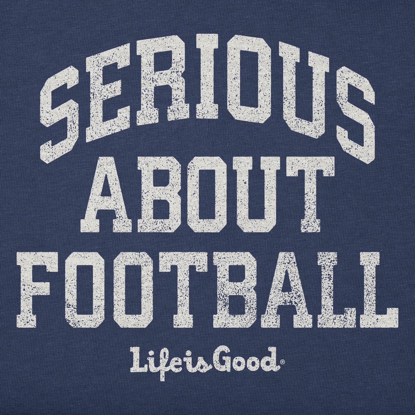 Women's Serious About Football Short Sleeve Crusher Tee