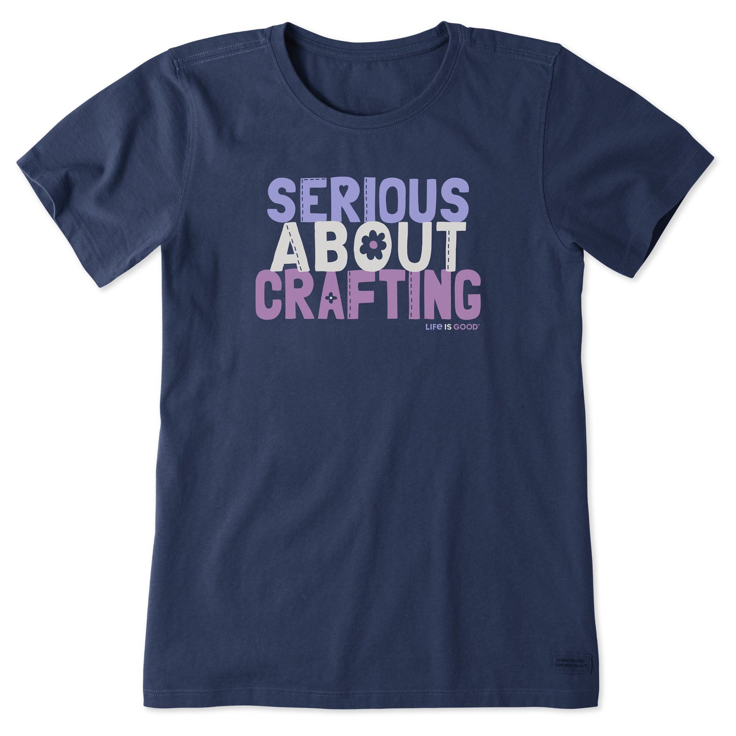 Women's Serious About Crafting Short Sleeve Crusher Tee