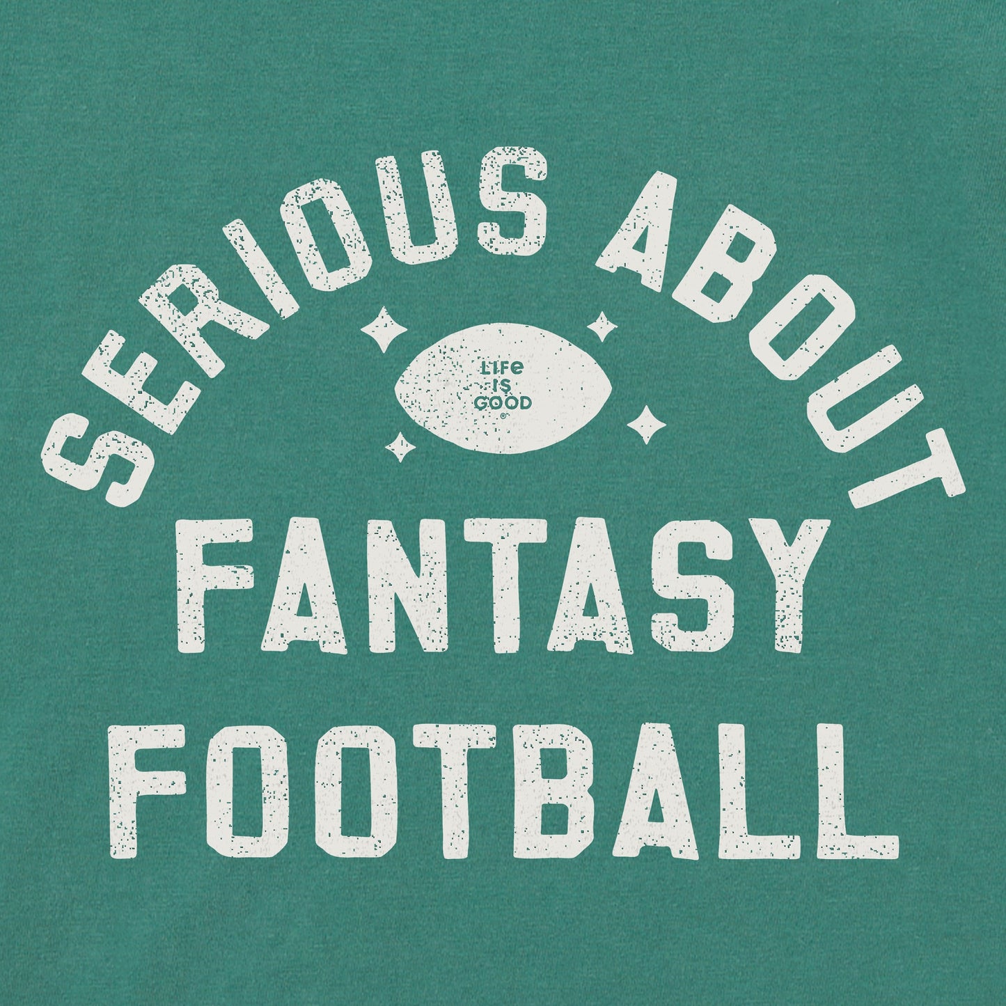 Women's Serious About Fantasy Football Short Sleeve Crusher Tee