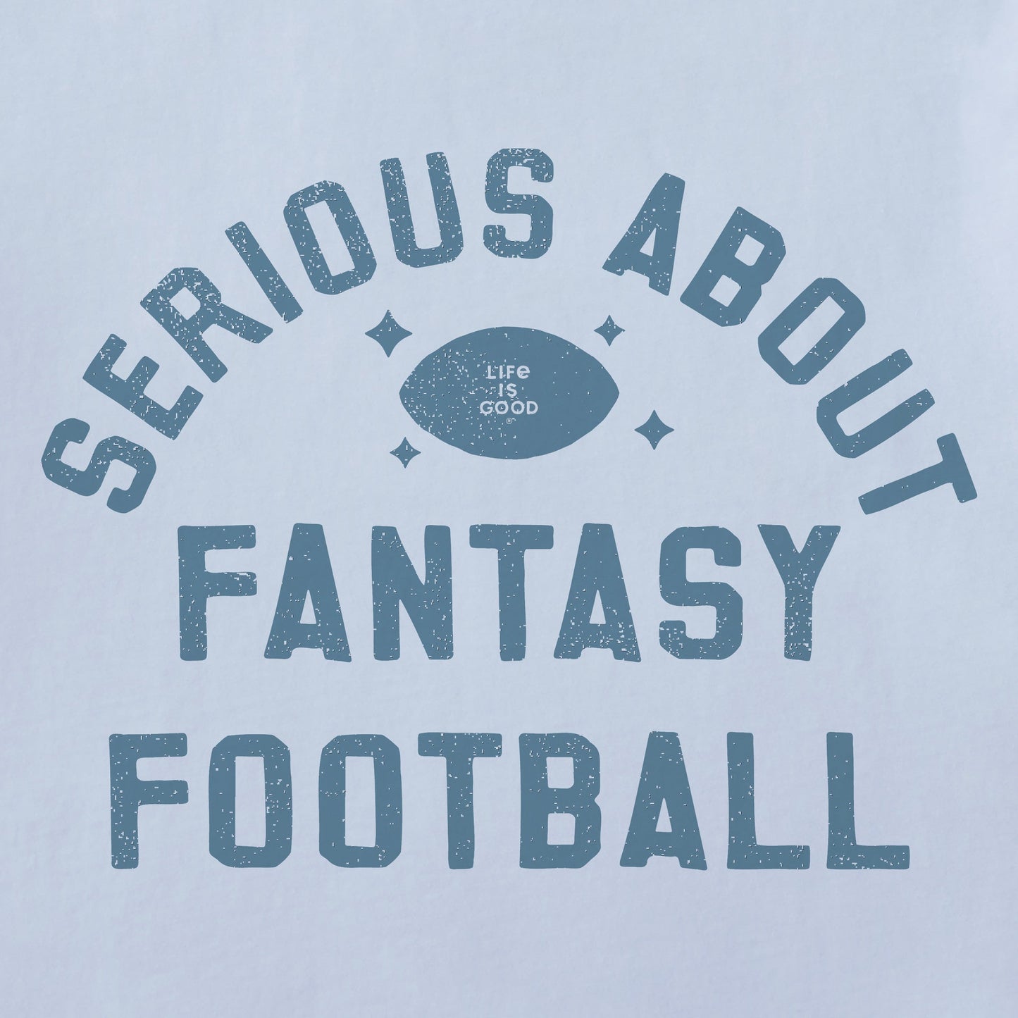 Women's Serious About Fantasy Football Short Sleeve Crusher Boxy Tee