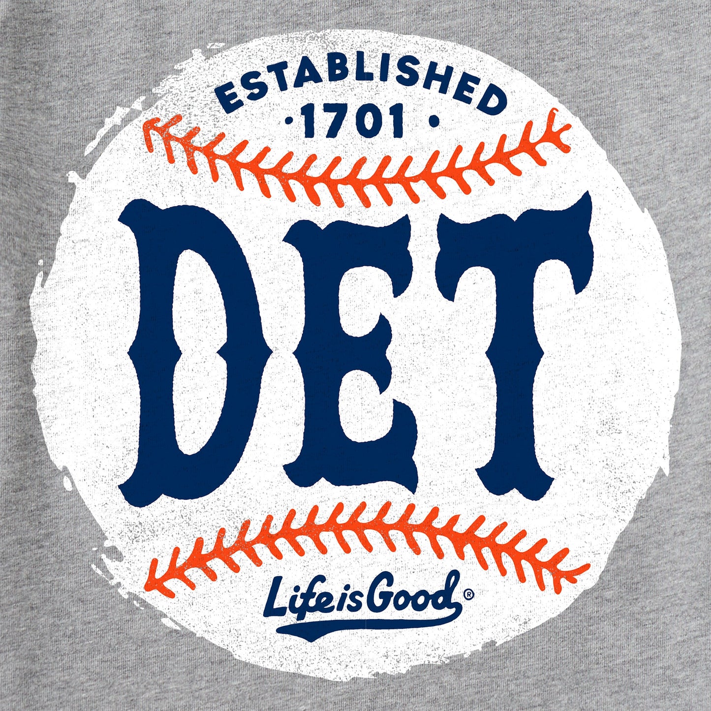 Kids Detroit Baseball Short Sleeve Crusher Tee