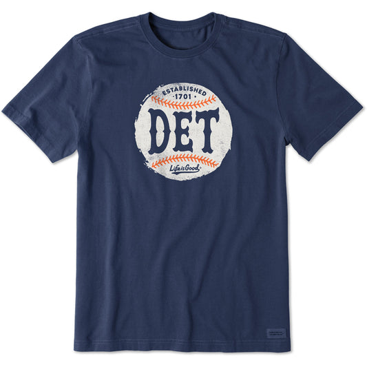 Men's Detroit Baseball Short Sleeve Crusher Tee