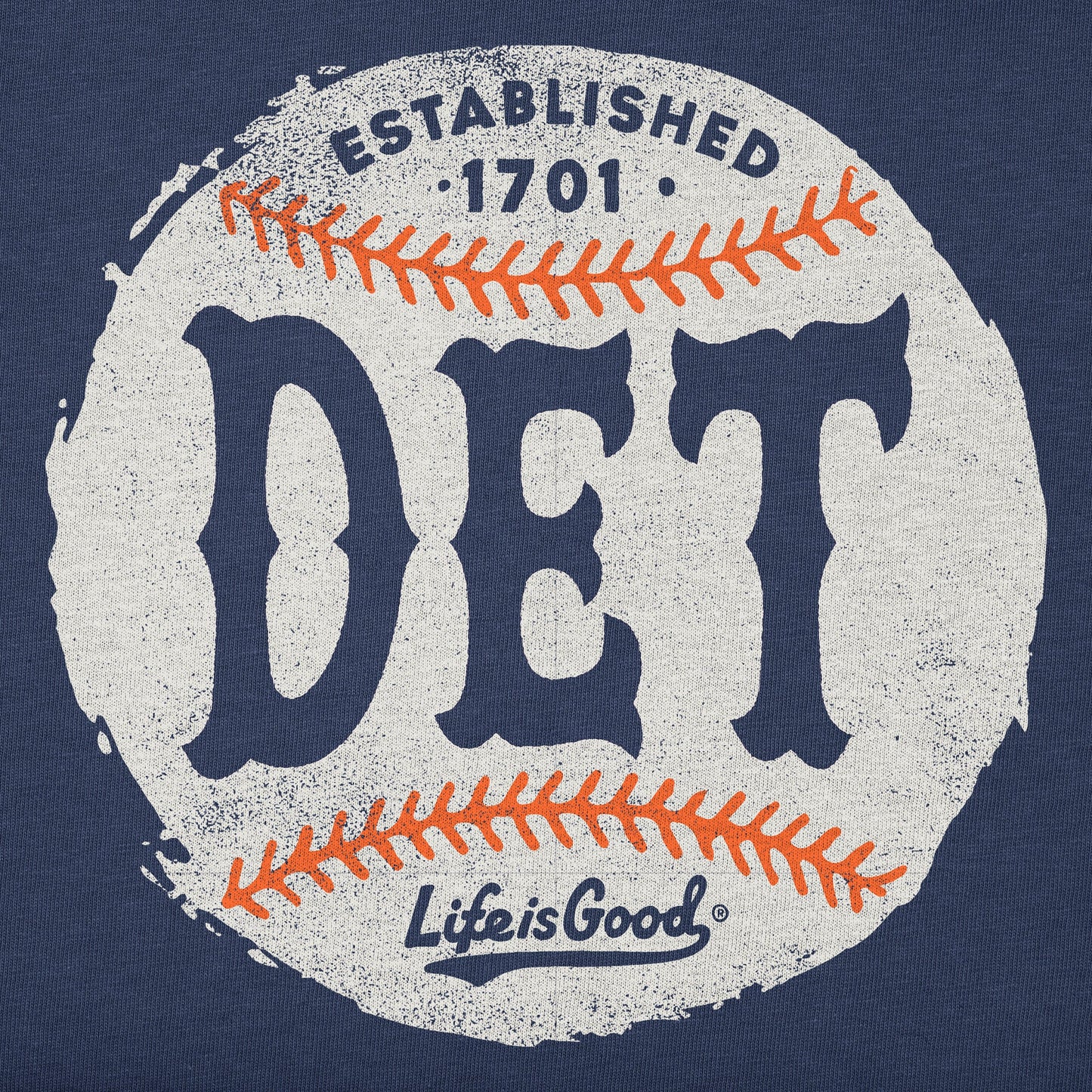 Men's Detroit Baseball Short Sleeve Crusher Tee