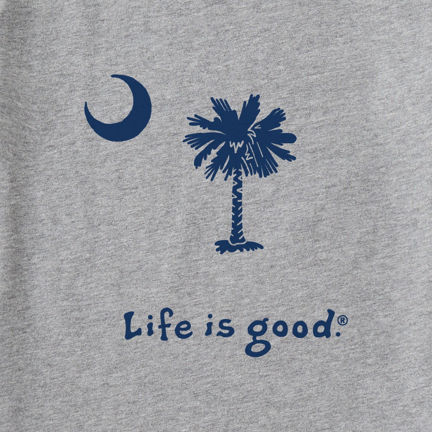 Women's South Carolina Flag Short Sleeve Crusher Vee