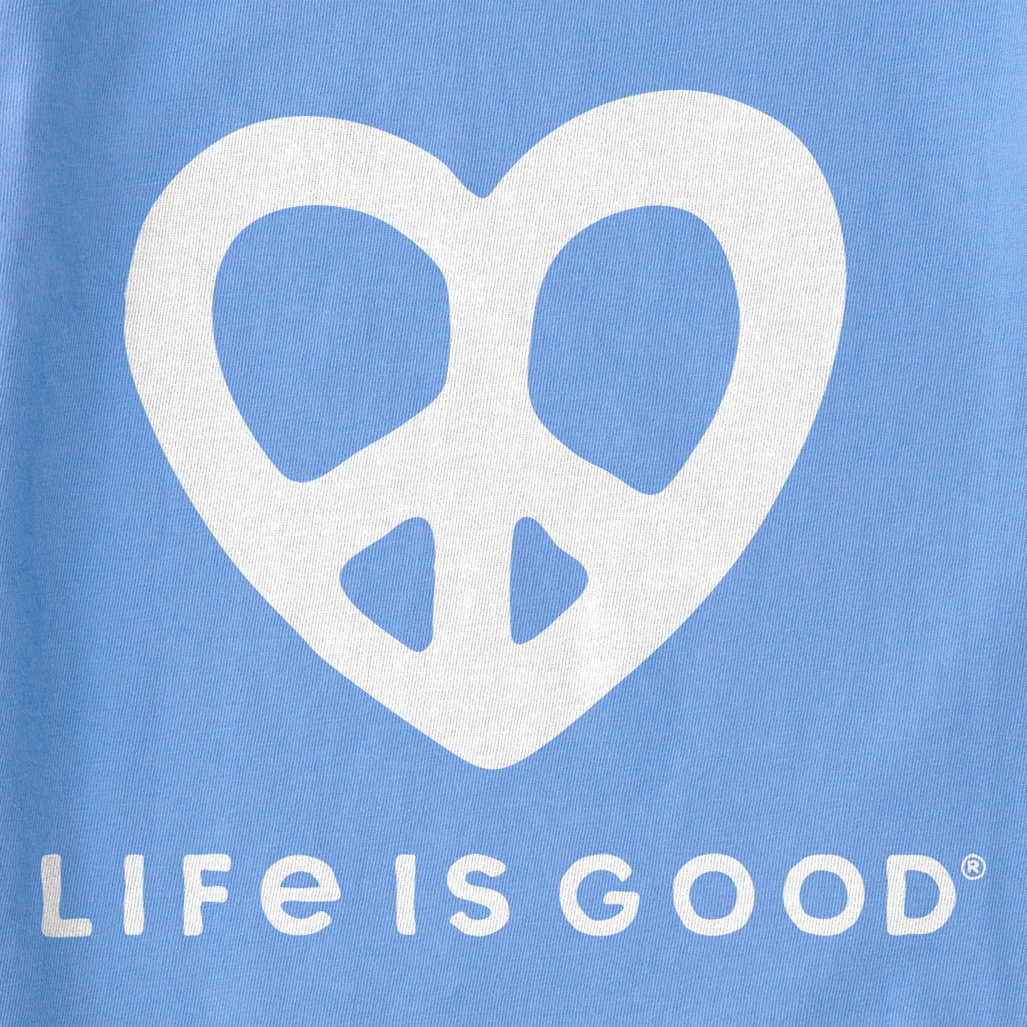 Kids Peace Heart Short Sleeve Crusher Tee