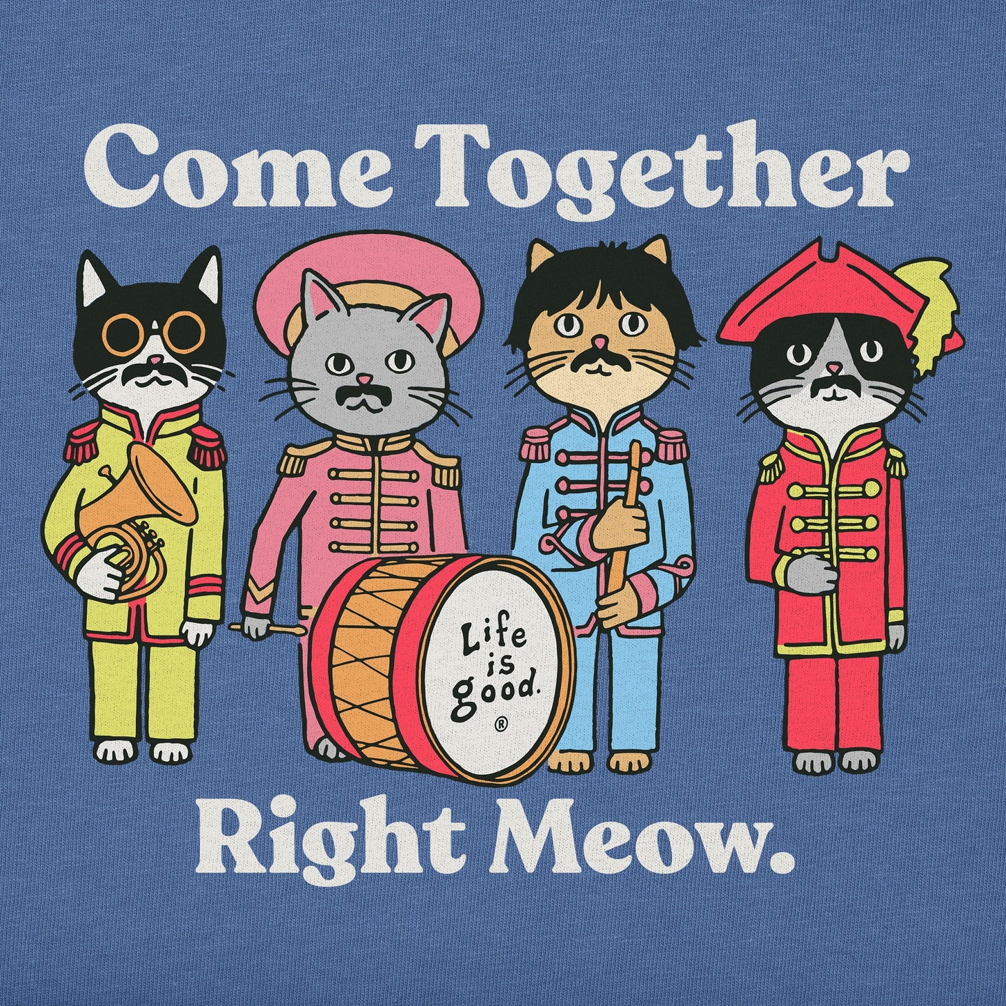 Men's Come Together Right Meow Short Sleeve Tee