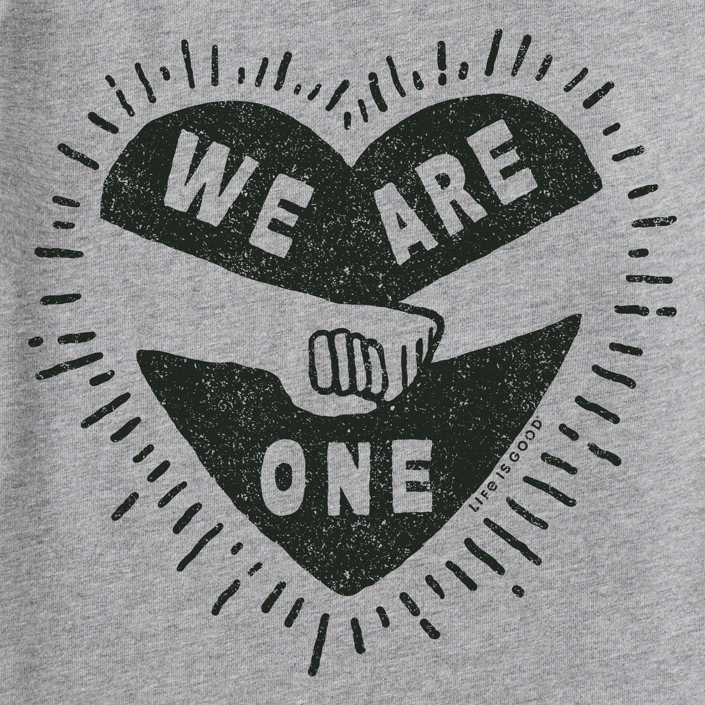 Men's We Are One Holding Hands Short Sleeve Tee