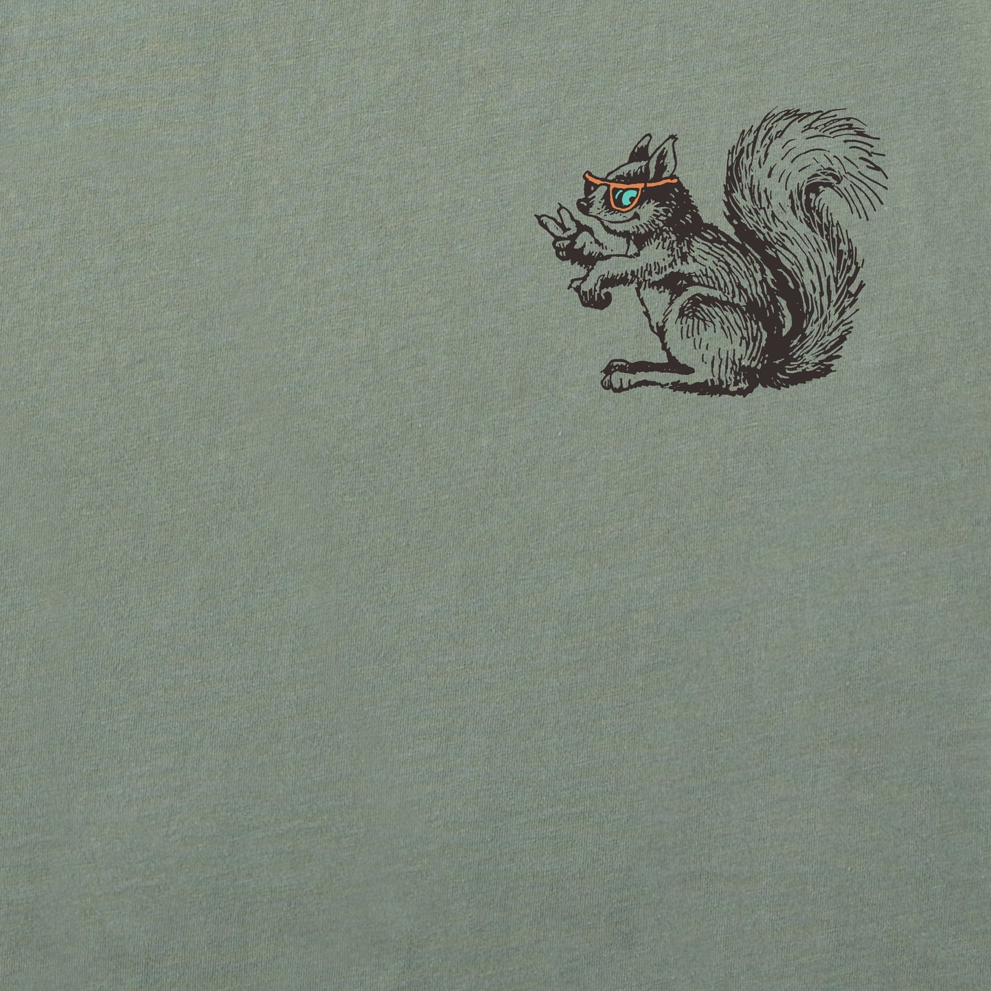Men's Squirrel Mini Short Sleeve Crusher Tee