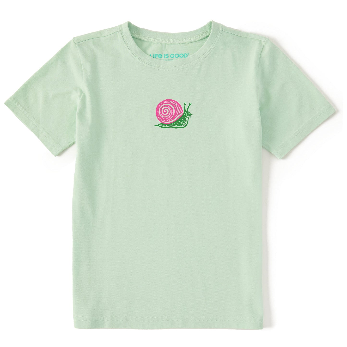 Kids Snail Mini Short Sleeve Crusher Tee