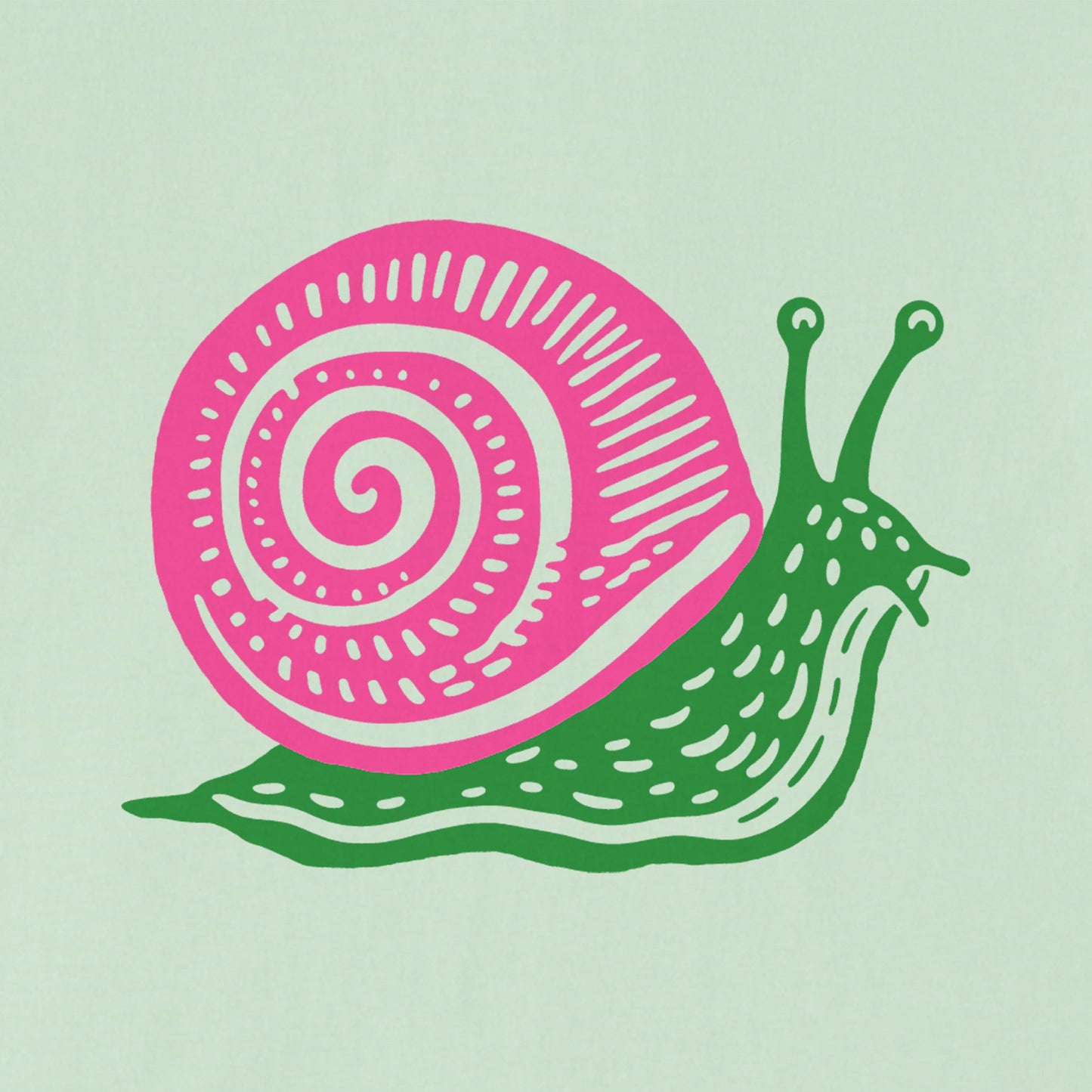 Kids Snail Mini Short Sleeve Crusher Tee