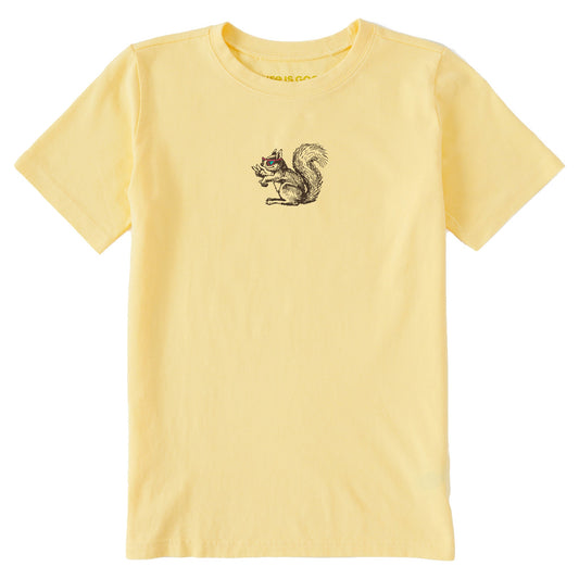 Kids Squirrel Mini Short Sleeve Crusher Tee