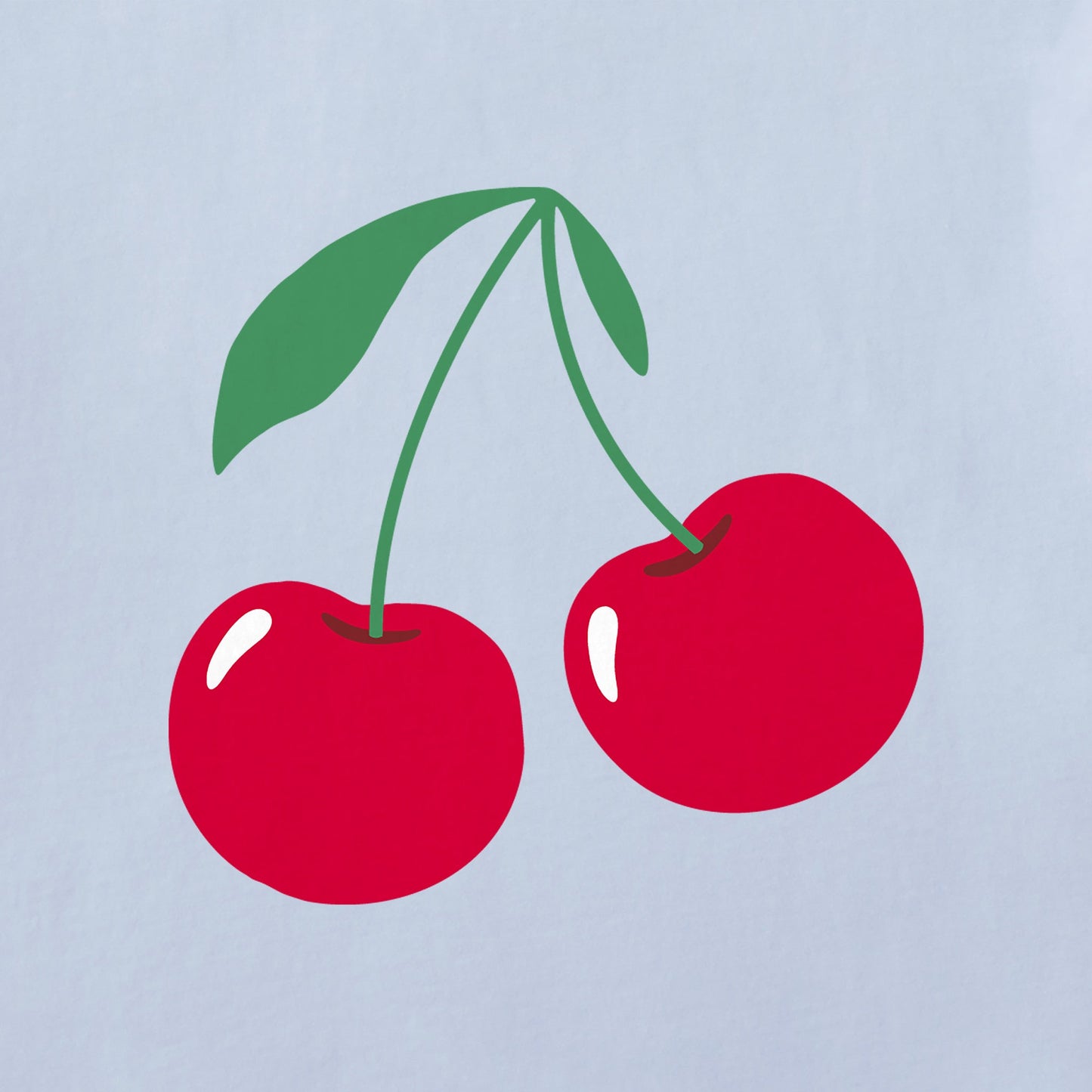 Women's Two Cherries Mini Short Sleeve Crusher Boxy Tee