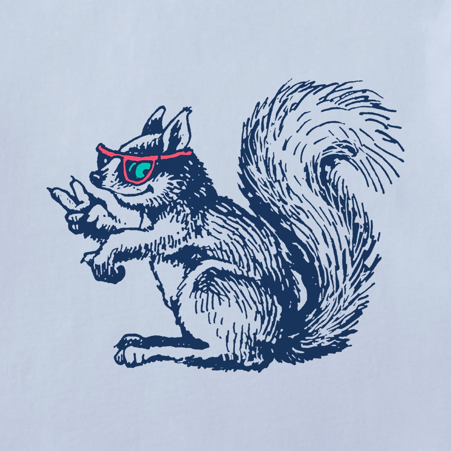 Women's Squirrel Mini Short Sleeve Crusher Boxy Tee