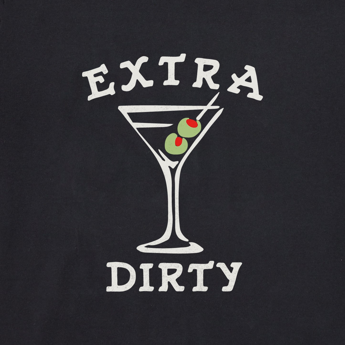Women's Extra Dirty Martini Mini Short Sleeve Crusher Vee
