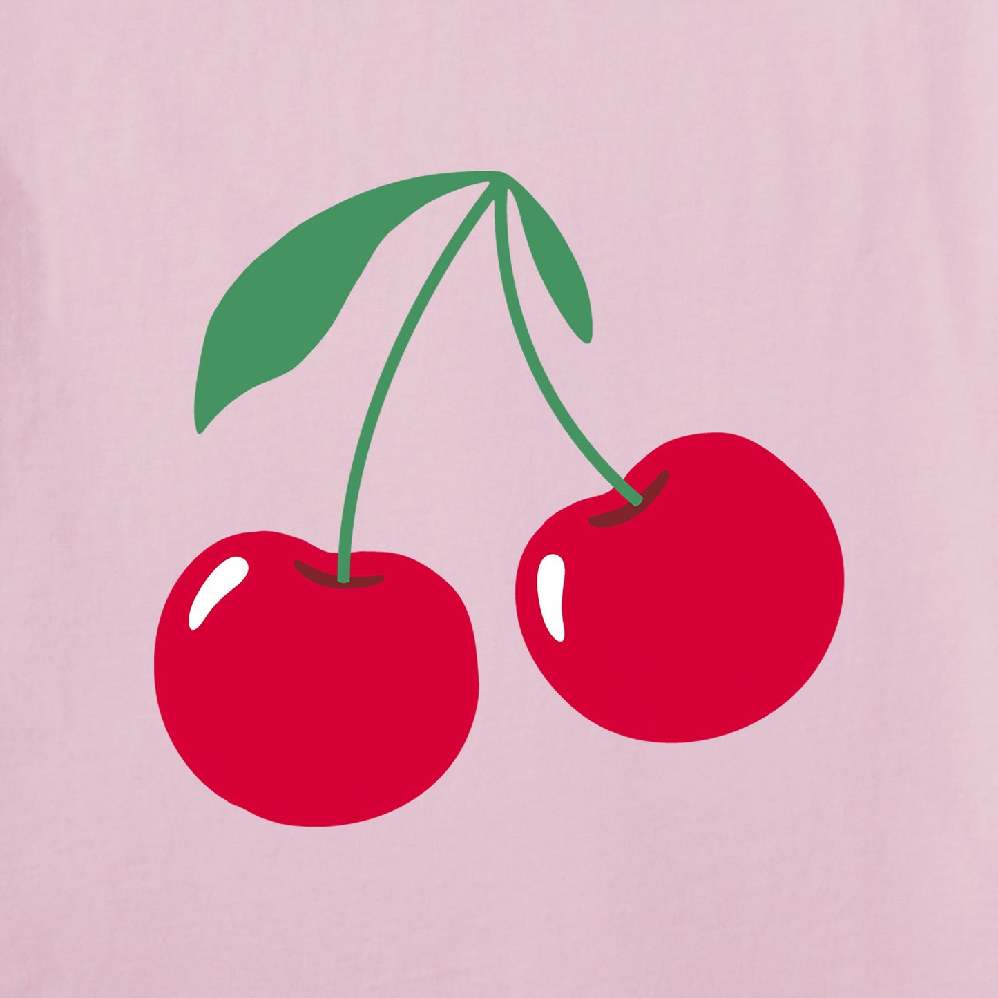 Women's Two Cherries Mini Short Sleeve Crusher Tee
