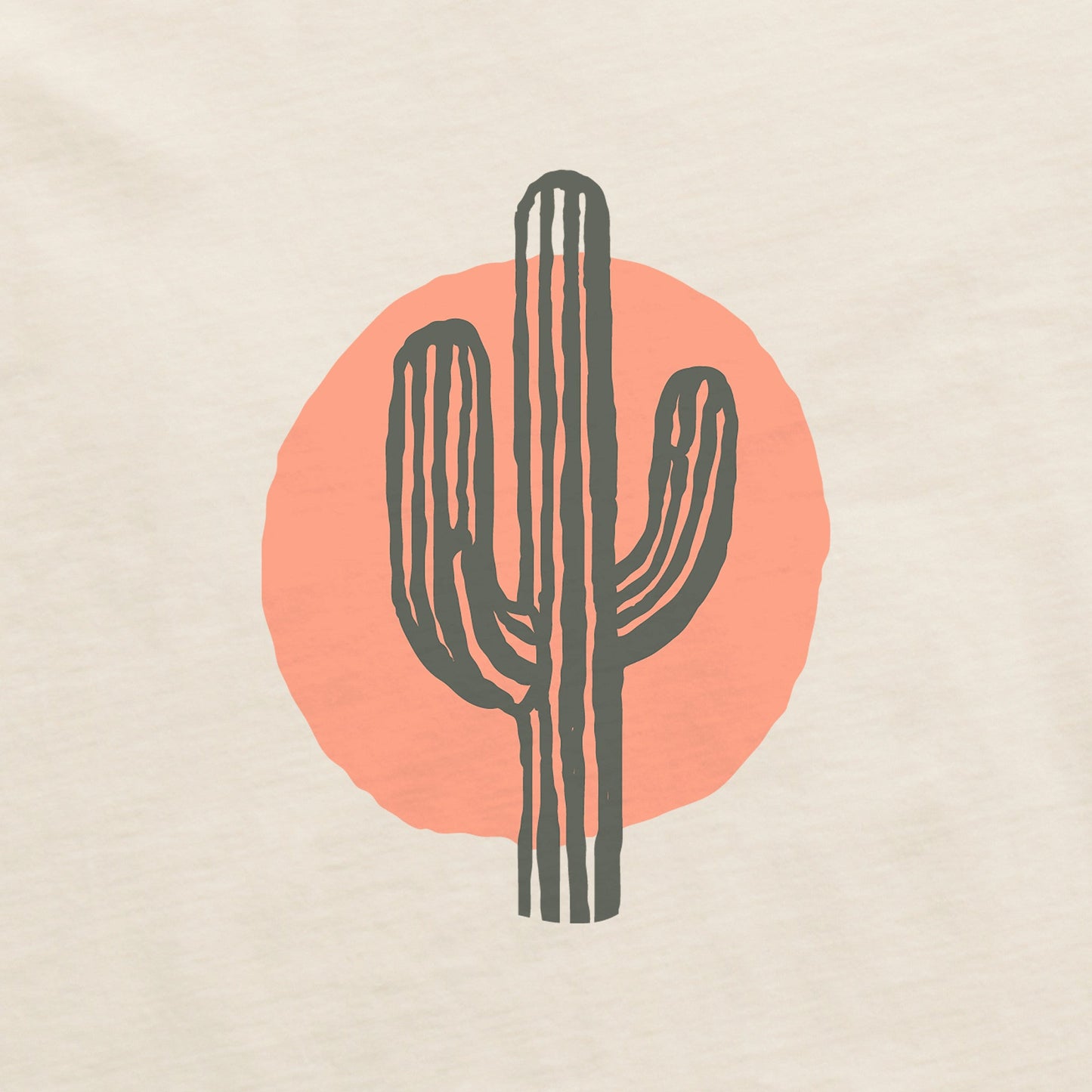 Women's Cactus Sun Mini Short Sleeve Crusher Tee
