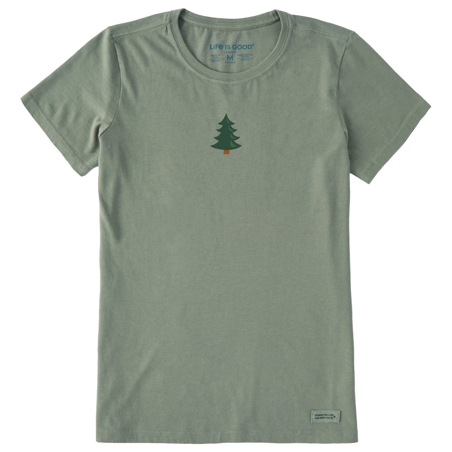 Women's Pine Tree Mini Short Sleeve Crusher Tee