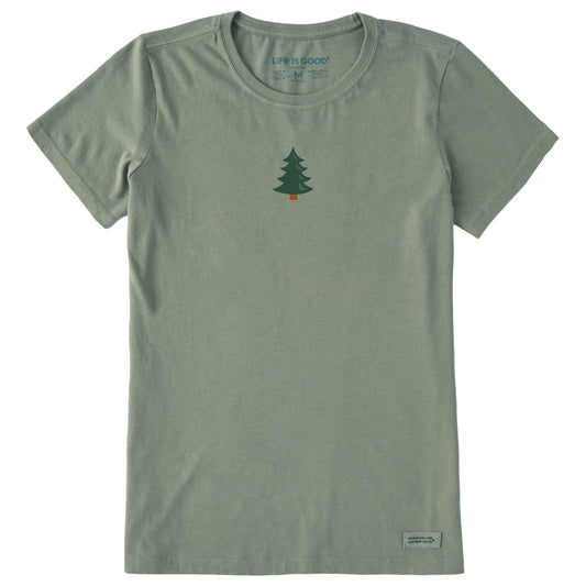 Women's Pine Tree Mini Short Sleeve Crusher Tee