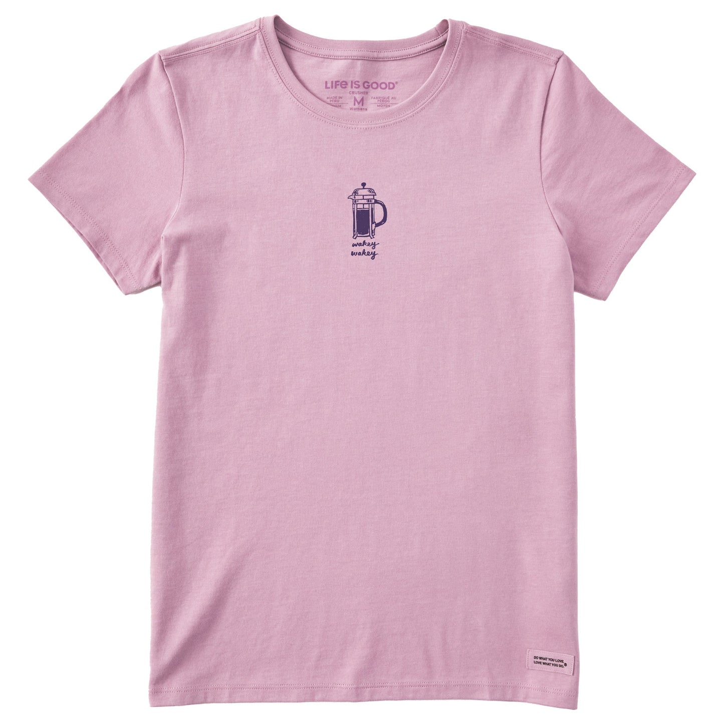 Women's Wakey Wakey French Press Mini Short Sleeve Crusher Tee