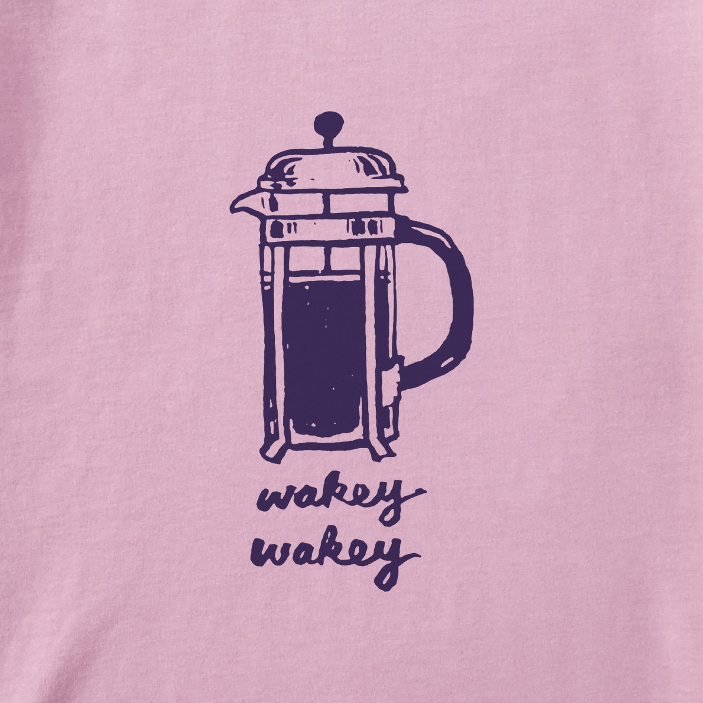 Women's Wakey Wakey French Press Mini Short Sleeve Crusher Tee
