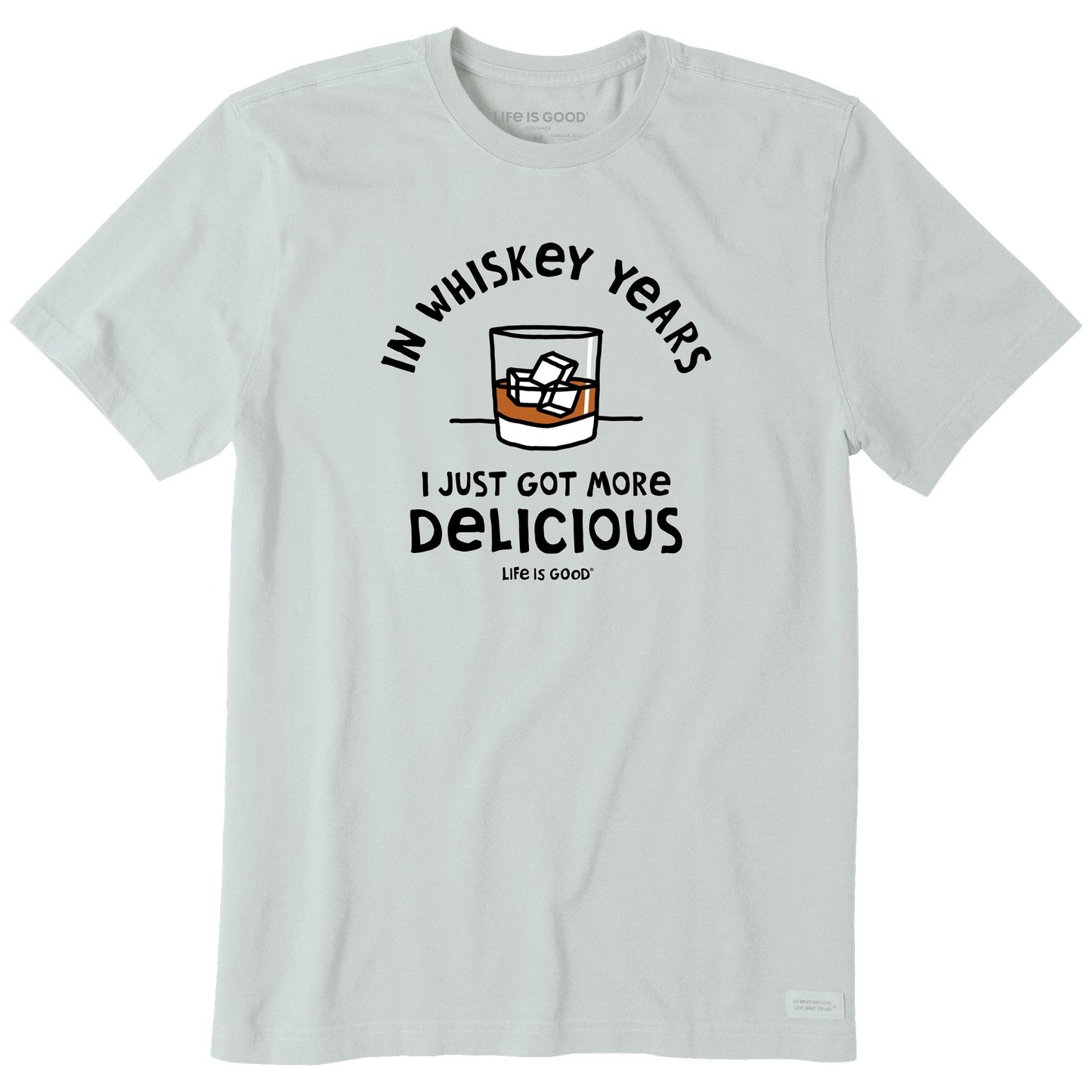 Men's Whiskey Years Short Sleeve Crusher Tee