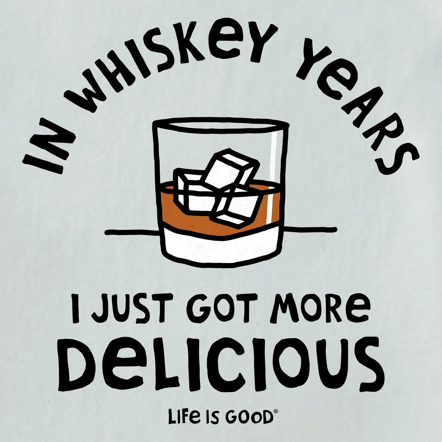 Men's Whiskey Years Short Sleeve Crusher Tee