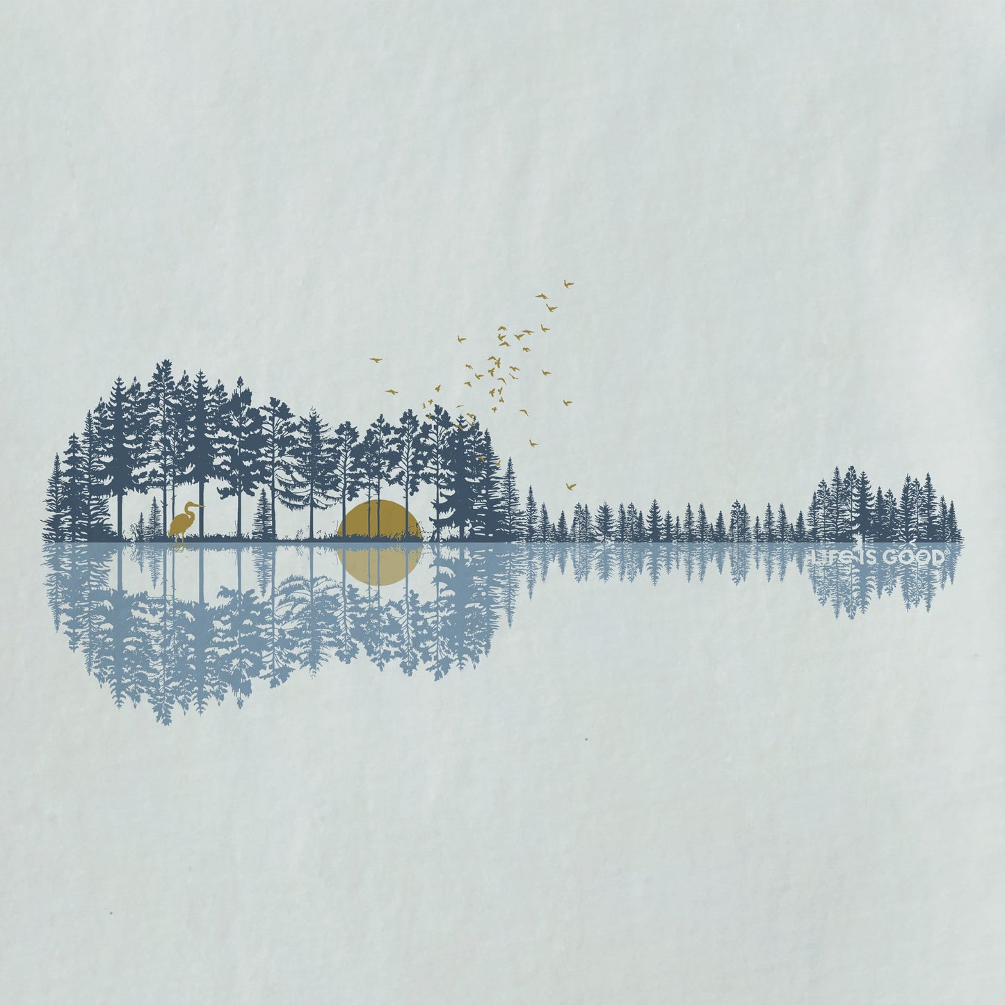 Men's Pine Guitarscape Short Sleeve Tee