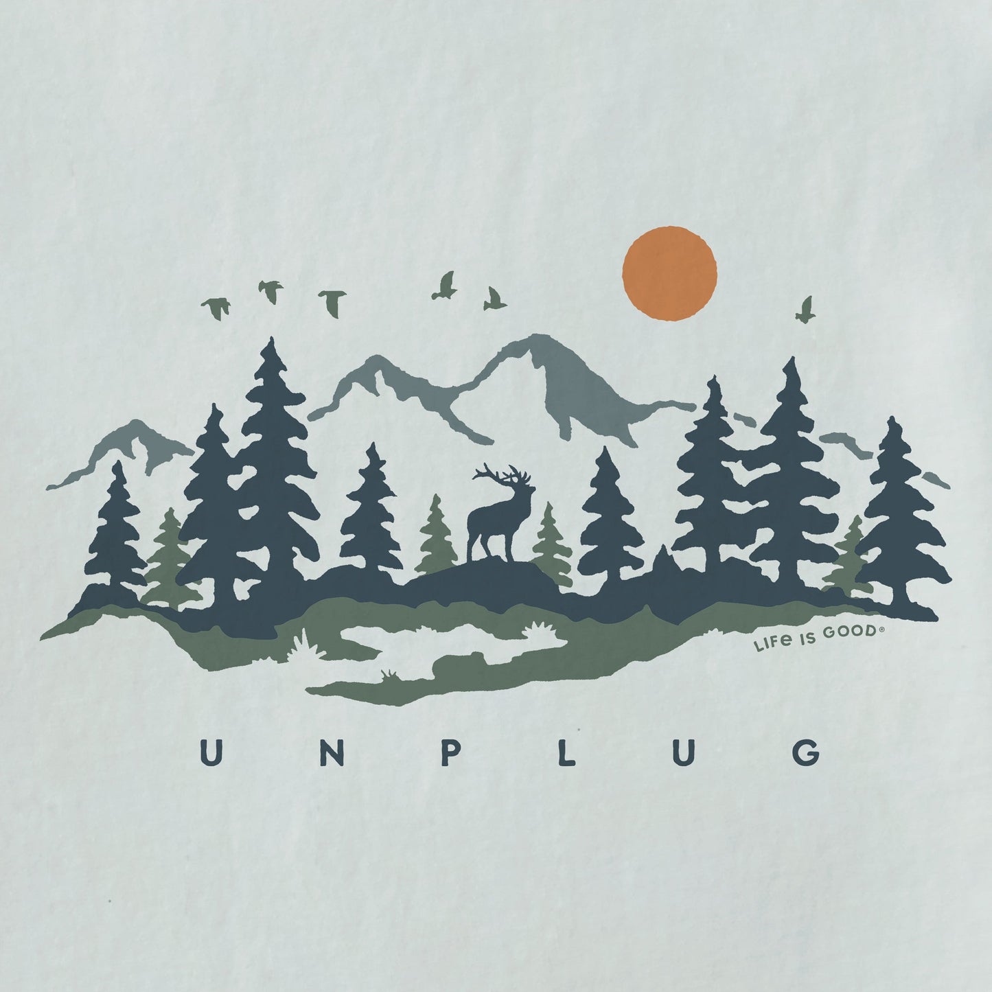 Men's Unplug in the Outdoors Short Sleeve Tee