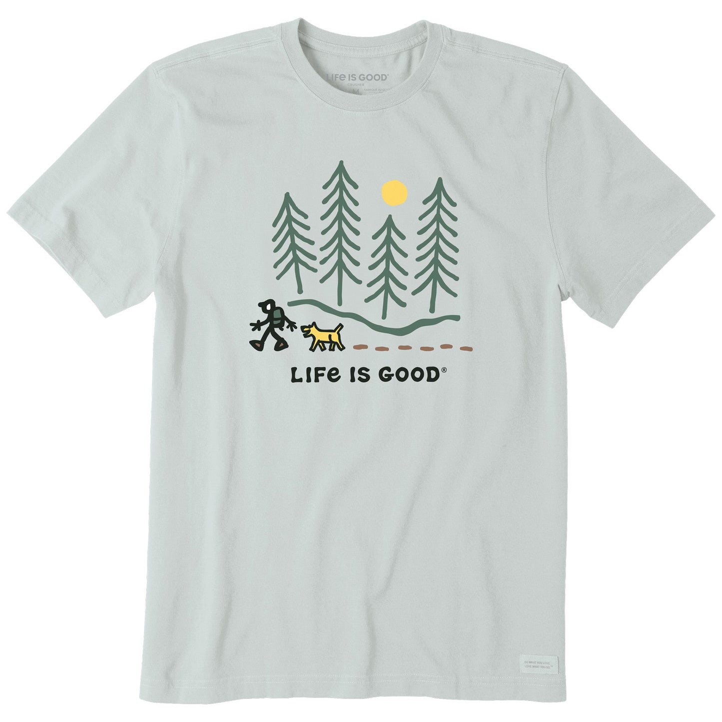 Men's Hiking through the Woods Short Sleeve Tee