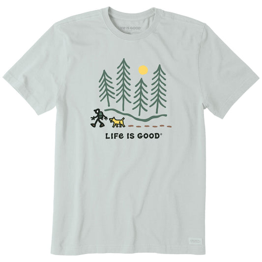 Men's Hiking through the Woods Short Sleeve Tee