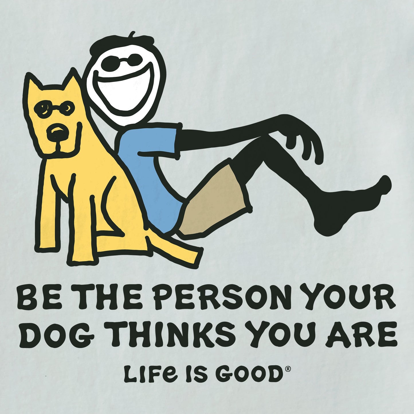 Men's Jake and Rocket Be The Person Short Sleeve Tee