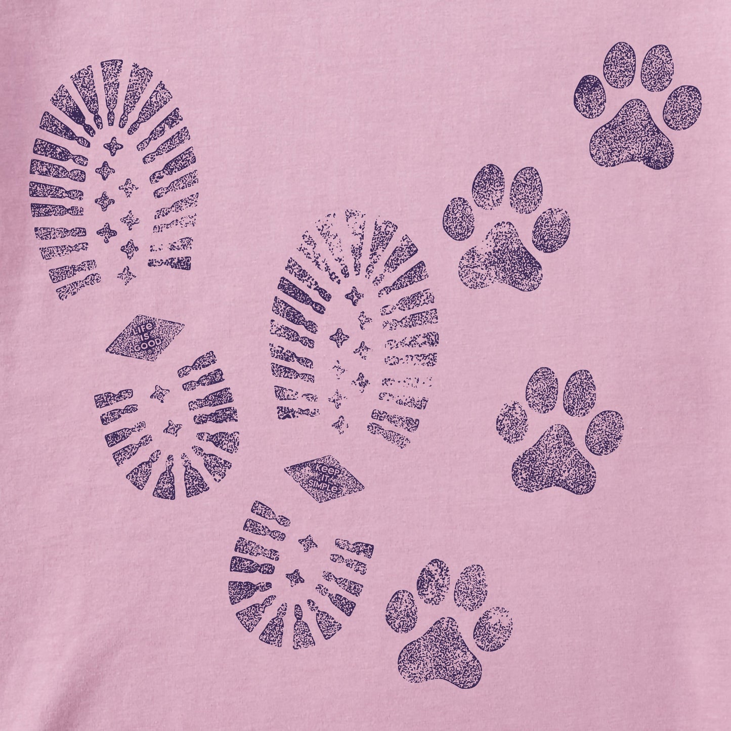 Women's Trails & Tails Short Sleeve Crusher Vee