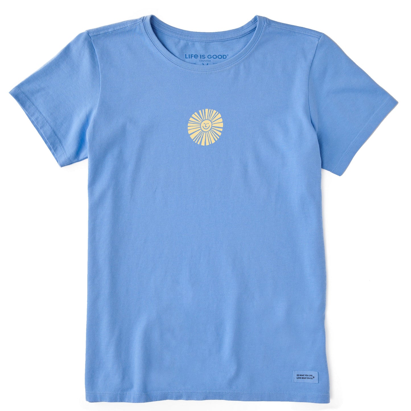 Women's Sun Smile Mini Short Sleeve Crusher Tee
