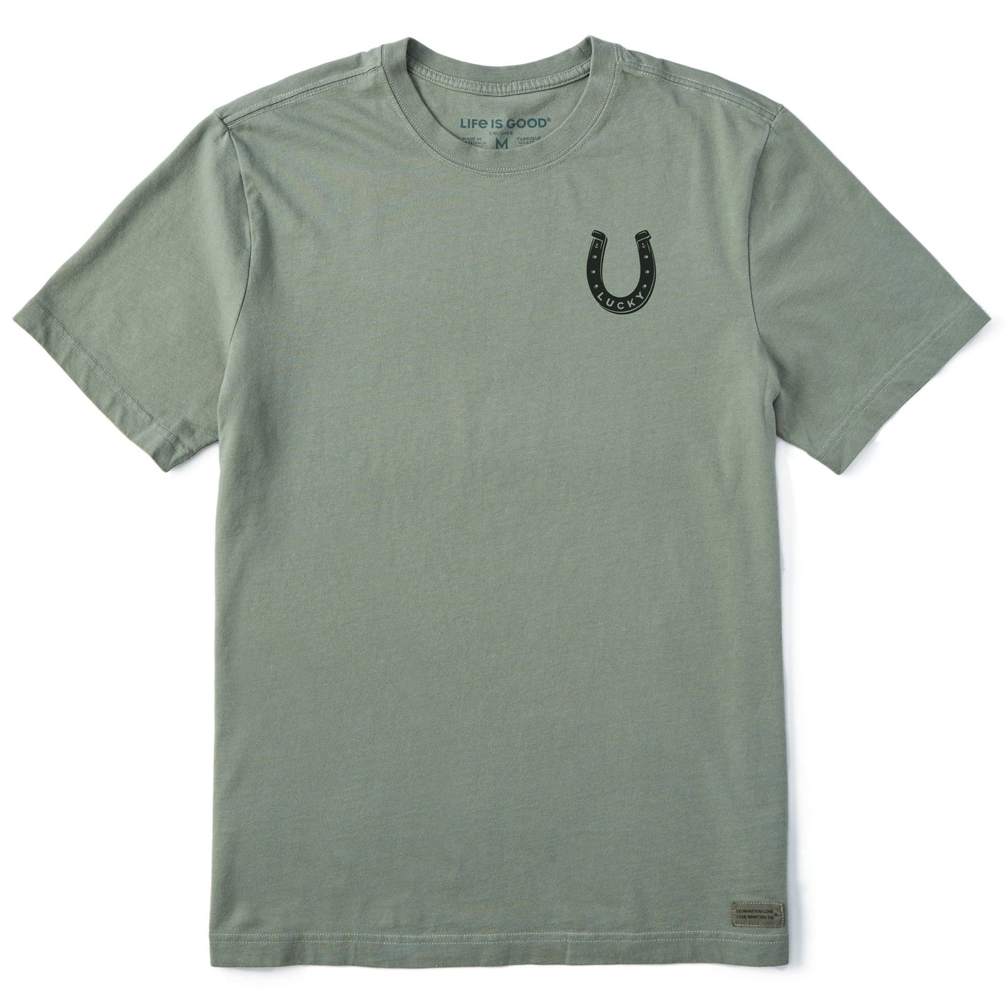Men's Lucky Horseshoe Mini Short Sleeve Crusher Tee