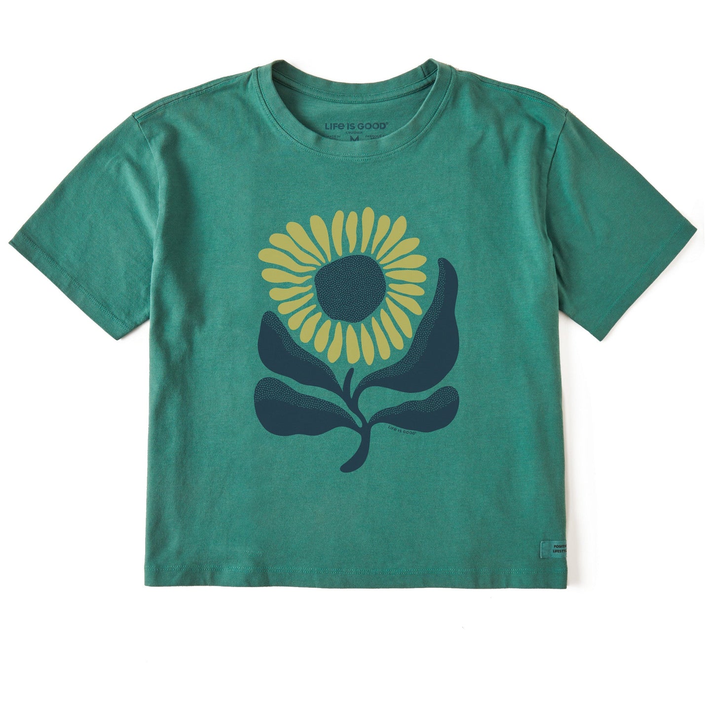 Women's Sunflower Rising Short Sleeve Crusher Boxy Tee